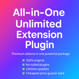 All-in-One Unlimited Extension Plugin – Premium Addons in One Powerful Package