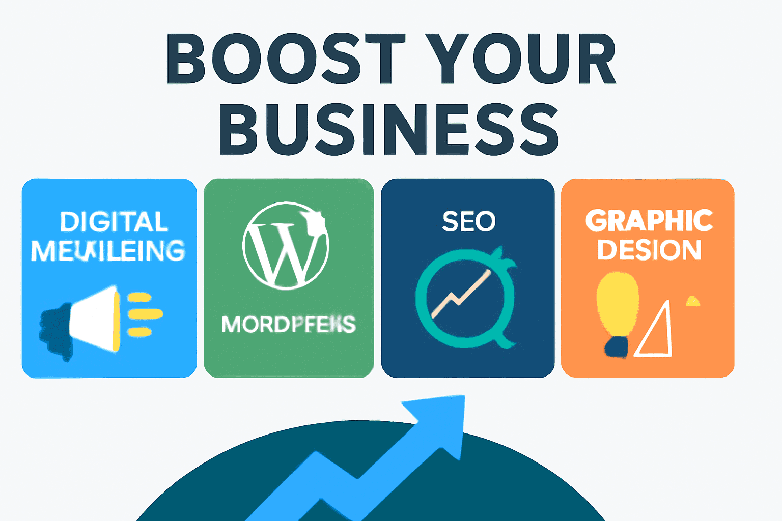Digital Marketing, WordPress Development, SEO & Graphic Design Services – Boost Your Business