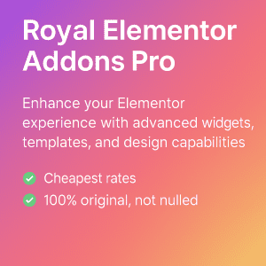 Royal Elementor Addons Pro – Premium Widgets & Templates